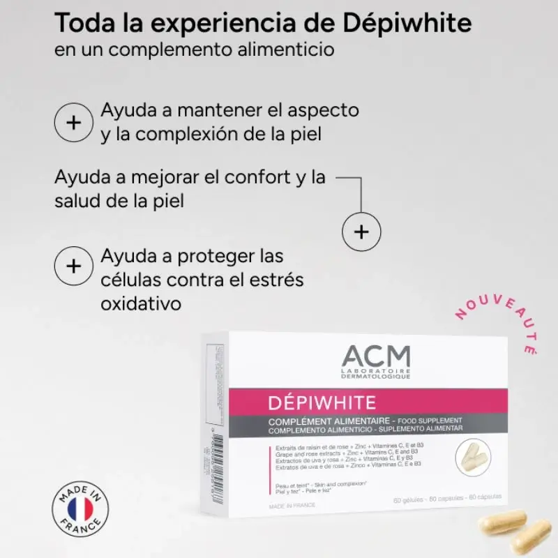 Acm Laboratoires Dépiwhite Food Supplement , 60 capsules - Image 4
