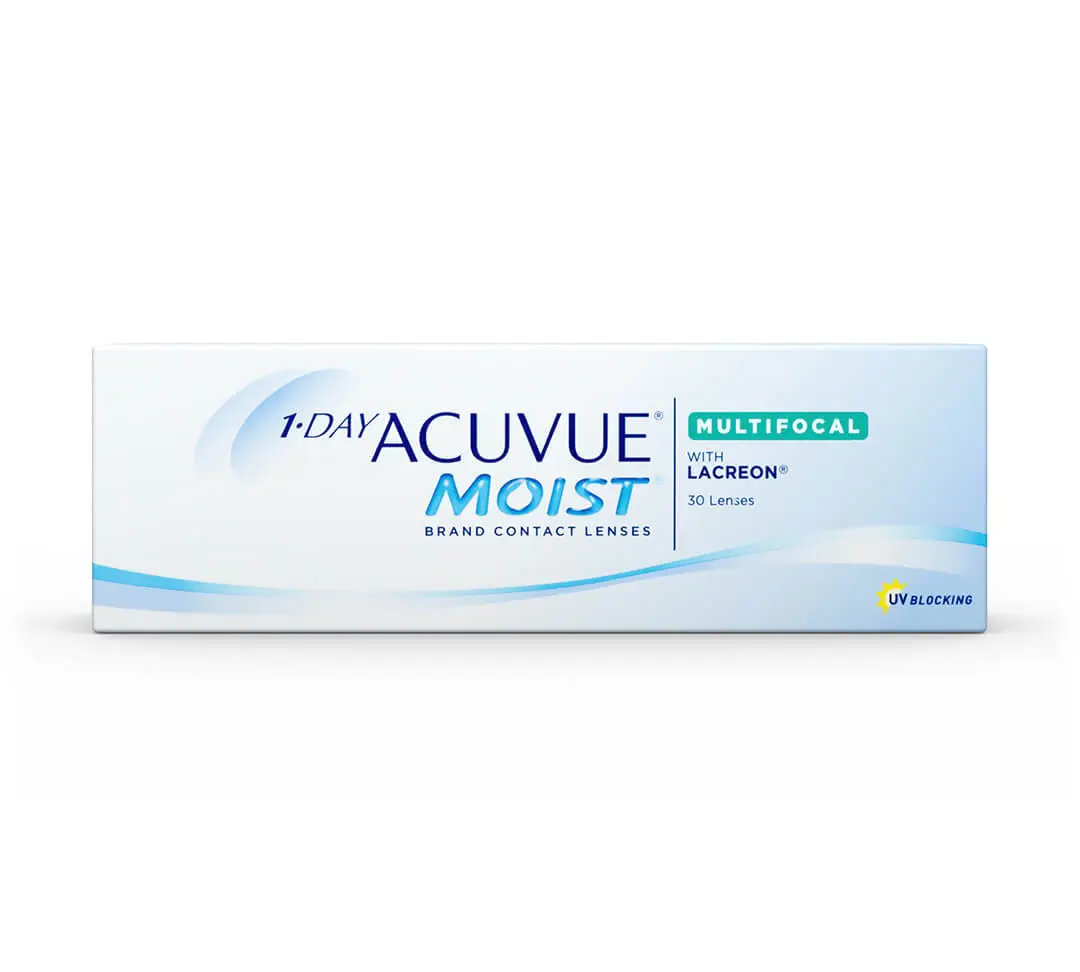Acuvue 1 Day Moist Daily Multifocal Lenses , 30 units - -3.00, 8.4, Baja, 14.30