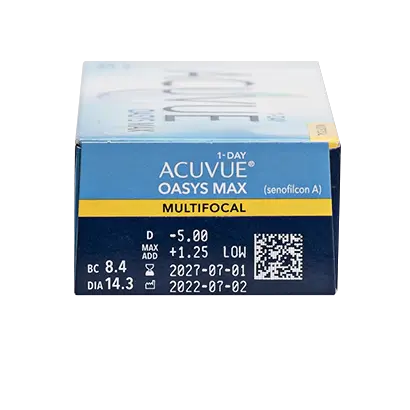 Acuvue 1 Day Oasys Max Daily Multifocal Lenses , 30 units - -6.25, 8.4, Alta, 14.30 - Image 3
