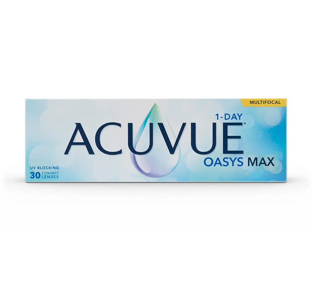 Acuvue 1 Day Oasys Max Daily Multifocal Lenses , 30 units - -2.50, 8.4, Baja, 14.30