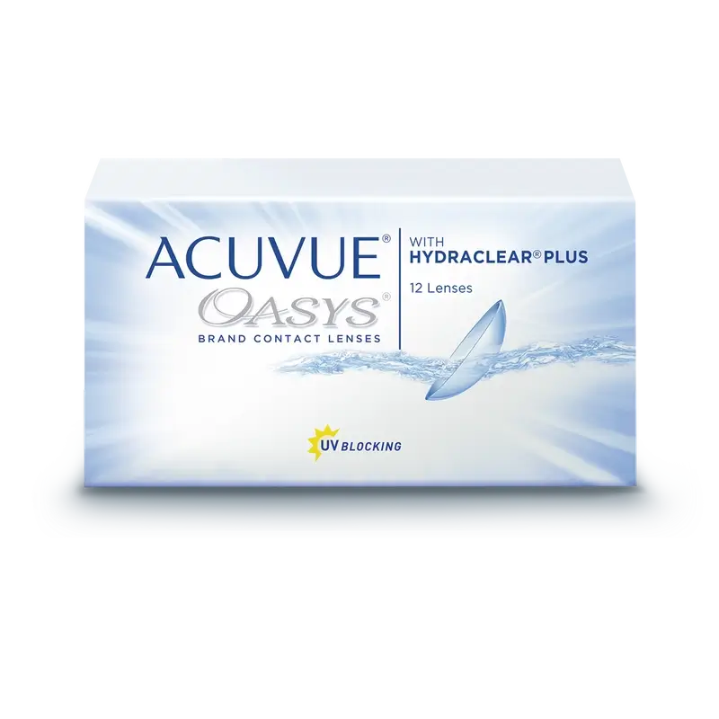 Acuvue Oasys Bi-weekly Spherical Lenses , 12 units - -12.00, 8.8, 14.0