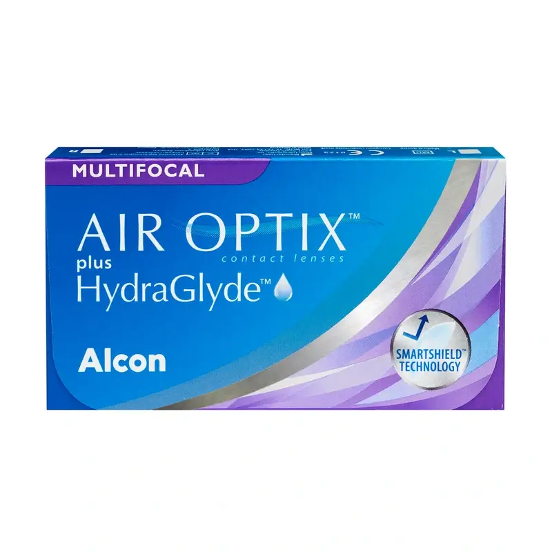 Air Optix Plus HydraGlyde Multifocal Monthly Lenses, 6 units - +4.00, 8.6, Baja, 14.2