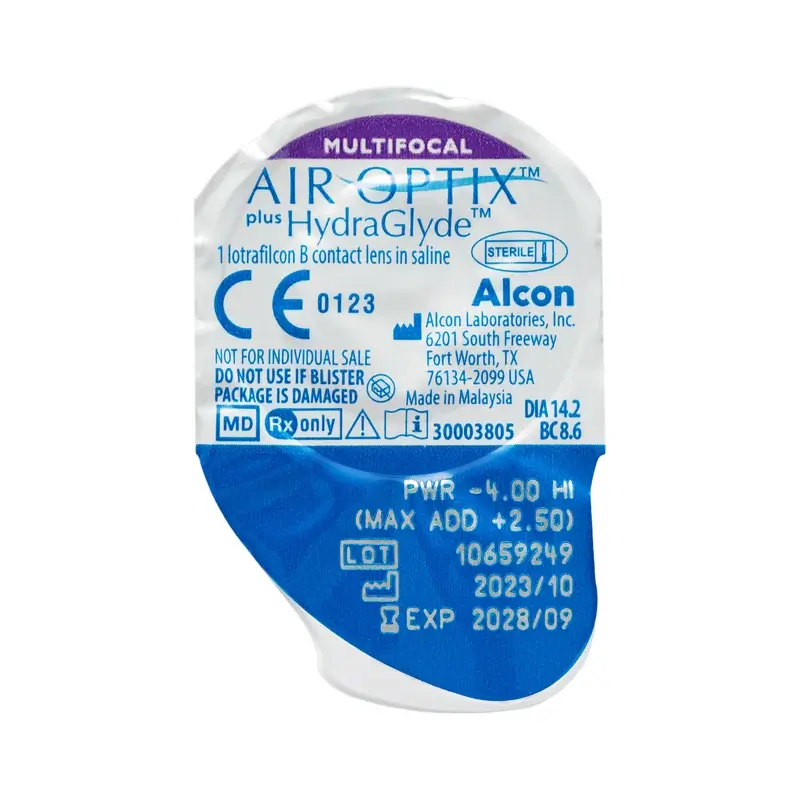 Air Optix Plus HydraGlyde Multifocal Monthly Lenses, 6 units - -8.25, 8.6, Baja, 14.2 - Image 6