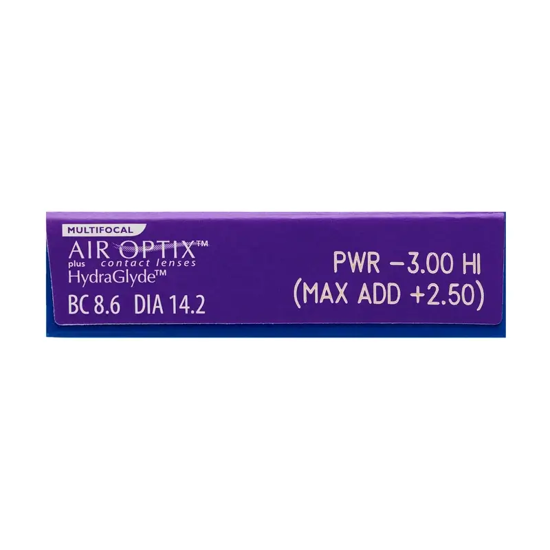 Air Optix Plus HydraGlyde Monthly Multifocal Lenses, 3 units - +4.00, 8.6, Alta, 14.2 - Image 5