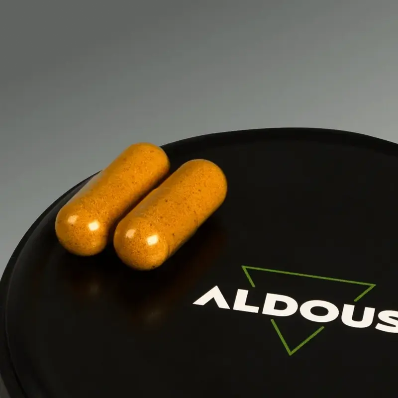 Aldous Bio Turmeric With Ginger And Black Pepper With Probiotics, 2X250 Capsules - Image 5