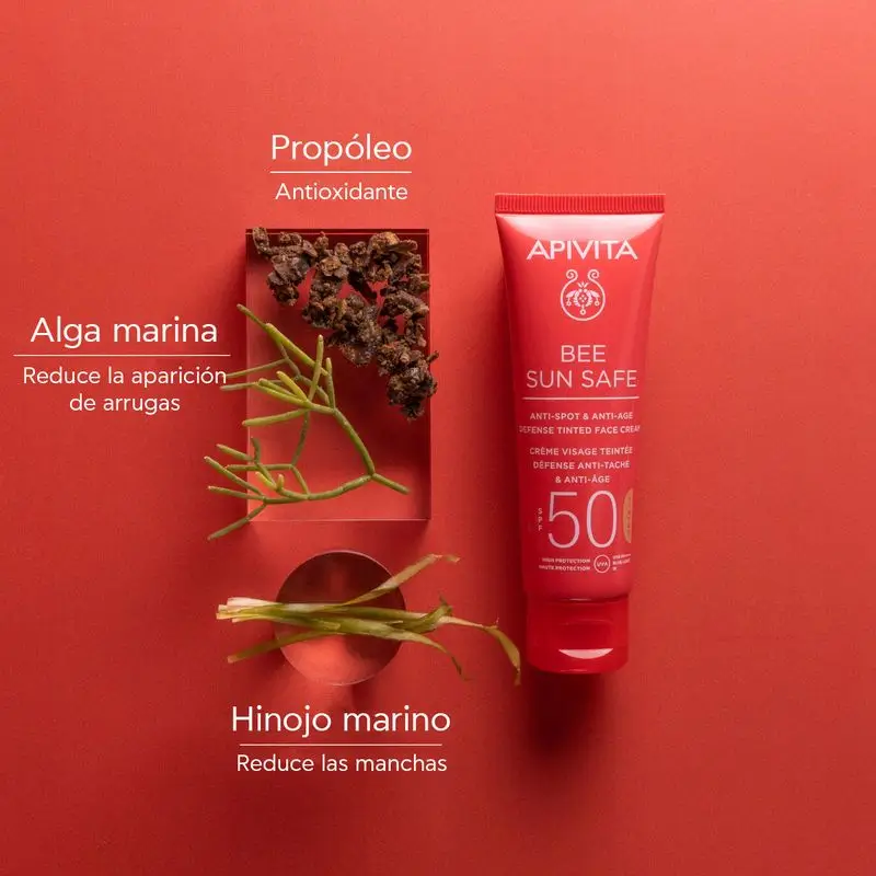 Apivita Anti-Ageing & Anti-Blemish Colour Cream Spf50 - Image 3