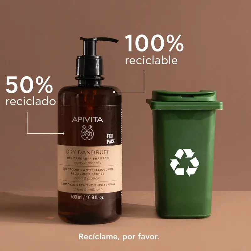 APIVITA Anti Dry Dandruff Shampoo 500 ml - Image 8