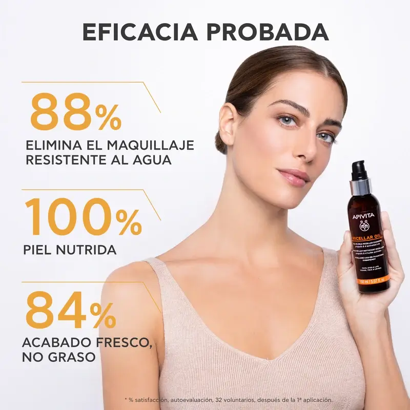 Apivita Micellar Cleansing Oil, 150 ml - Image 3