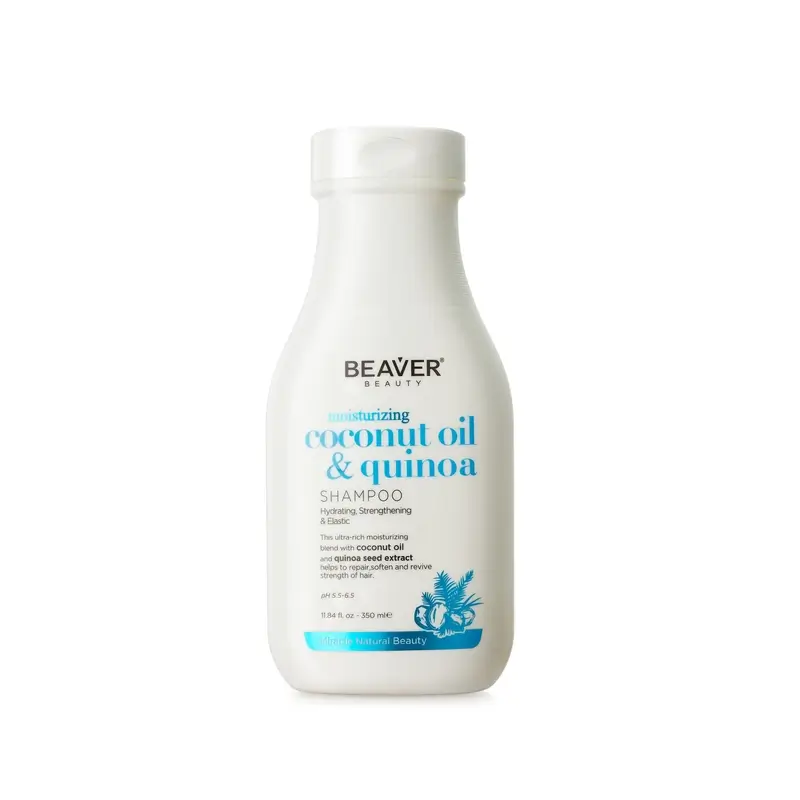 Beaver Coconut Oil & Quinoa Moisturising Shampoo , 350 ml