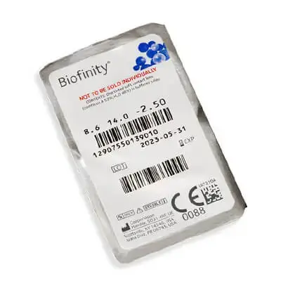 Biofinity Spherical Monthly Lenses , 3 units - -2.25, 8.6, 14.0 - Image 2