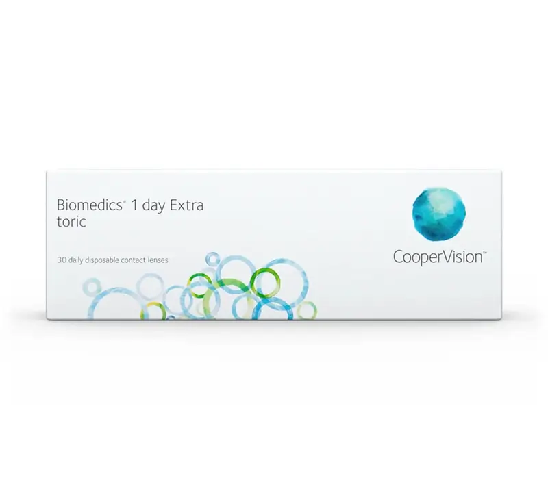 Biomedics 1 Day Daily Toric Lenses , 30 units - +0.00, -0.75, 20, 8.7, 14.50
