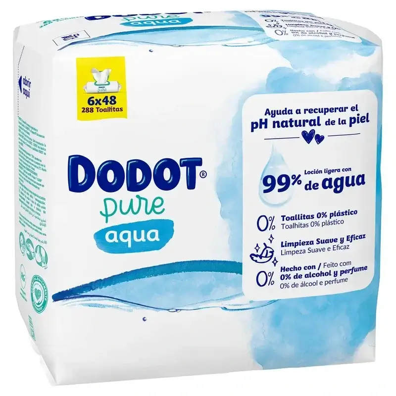 Dodot Sensitive Jumbo Sensitive Nappy Pack Size 2 , 2x88 Units + Aqua Plastic Free Wipes Box 6X48 (288 Units) - Image 16
