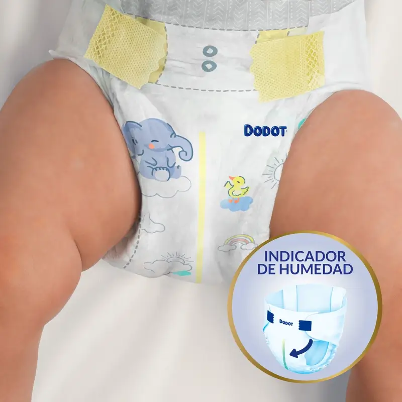Dodot Sensitive Size 1 (2-5 Kg), 58 Nappies - Image 10