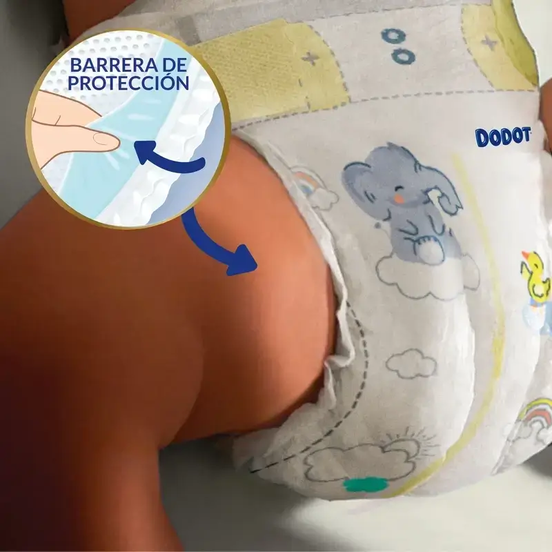 Dodot Sensitive Nappies Extra Absorbency 10-15 kg Size 4+, Pack 2 x 48 Units - Image 10
