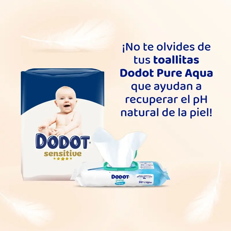 Dodot Sensitive Size 2, Nappies, 4Kg-8Kg , 174 pcs - Image 15