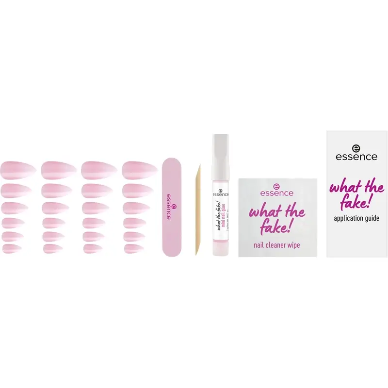 Essence Manicure Set With False Nails What The Fake! Press-On Nails 03 , 28 pieces - Image 3