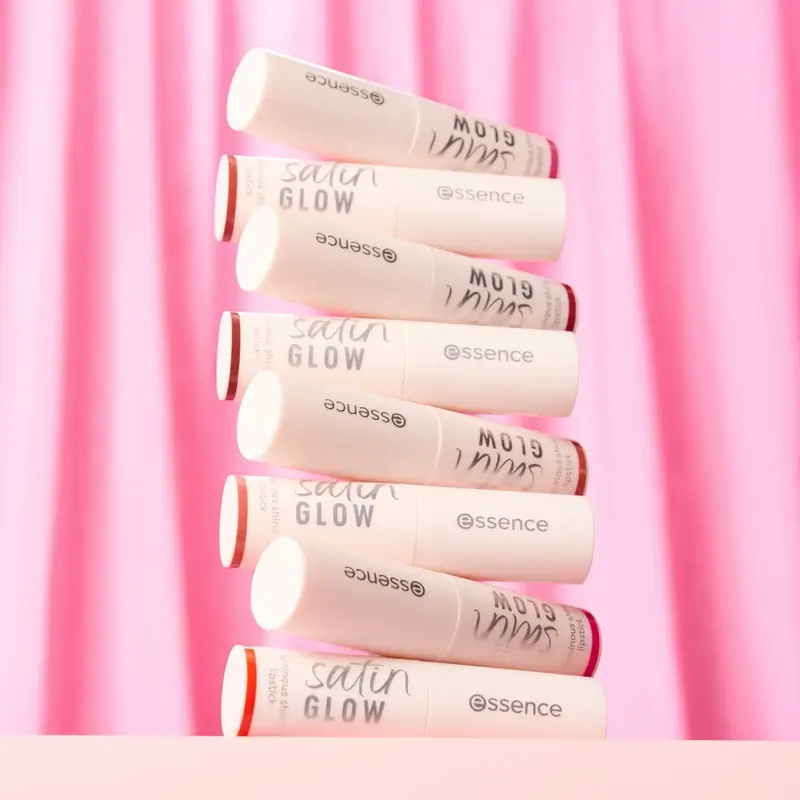 Essence Satin Glow Luminous Shine Lipstick 08, 3.5 g - Image 5
