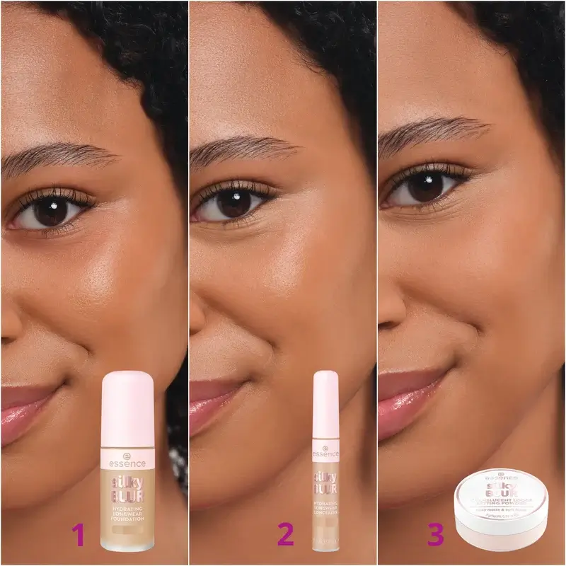 Essence Silky Blur 110 Long Lasting Moisturising Foundation, 30 ml - Image 7