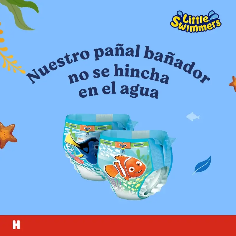 Huggies Little Swimmers Size 5-6 Swimming Nappies, 19 pcs. - Image 2