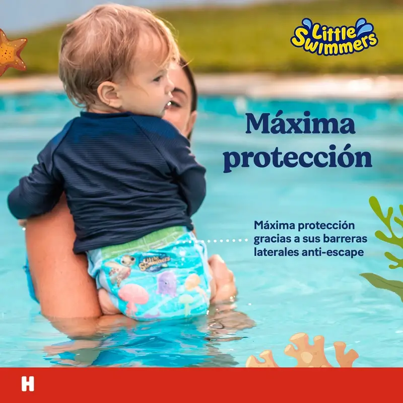 Huggies Little Swimmers Size 5-6 Swimming Nappies, 19 pcs. - Image 3