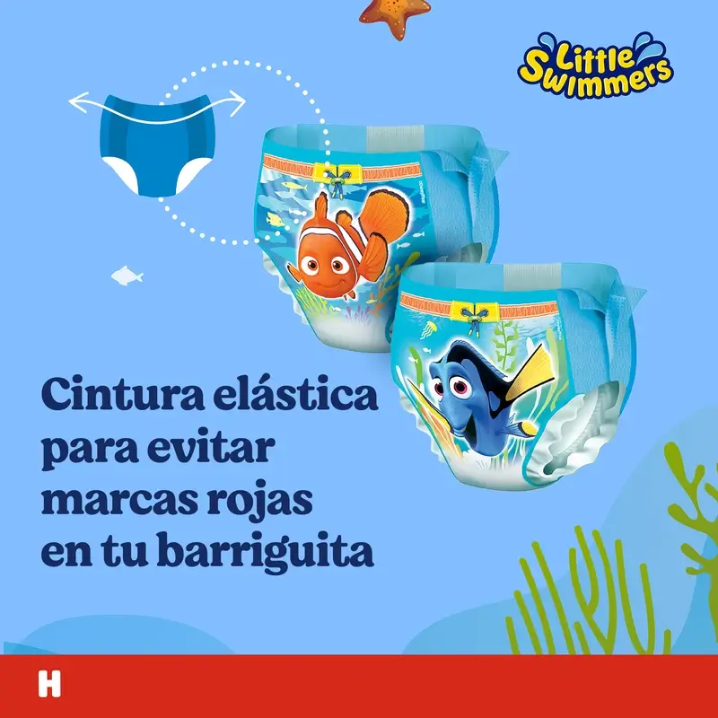Huggies Little Swimmers Size 5-6 Swimming Nappies, 19 pcs. - Image 6