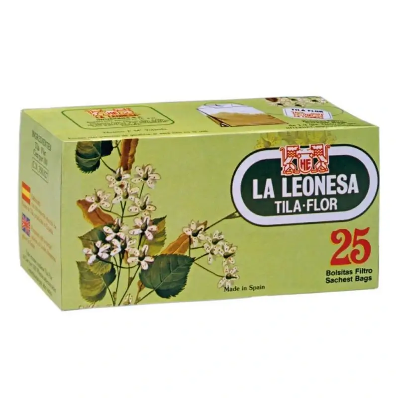 La Leonesa Tila Flor, 25 pyramid-shaped infusions