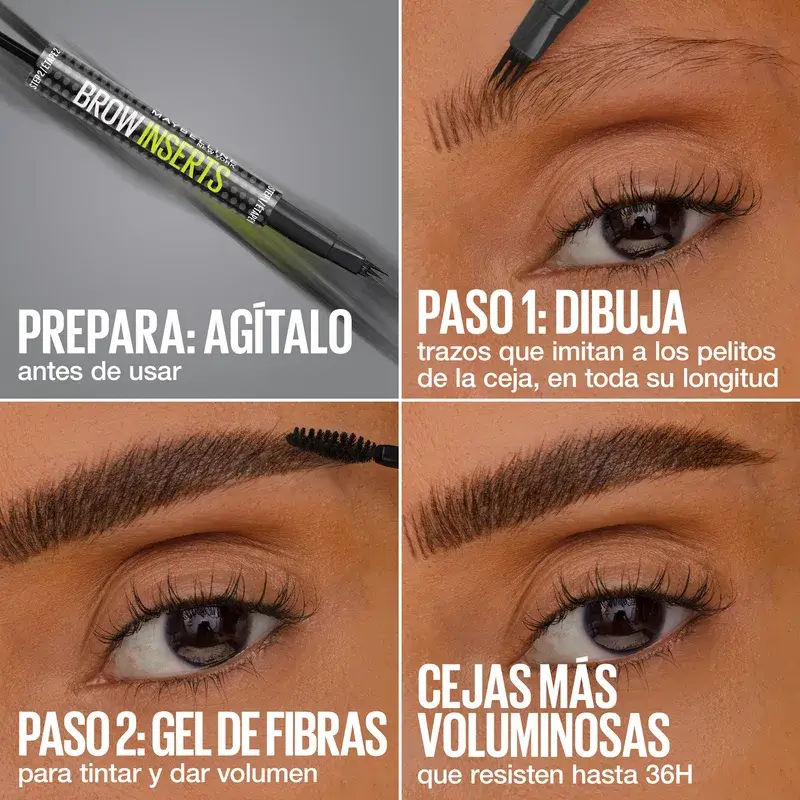 Maybelline New York Brow Insert Eyebrow Pencil, Ash Brown, 1.25 ml - Image 7
