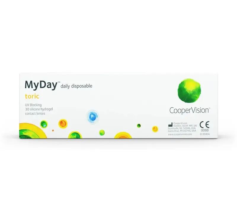 Myday Toric Daily Lenses, 30 units - +0.50, -1.25, 10, 8.6, 14.50