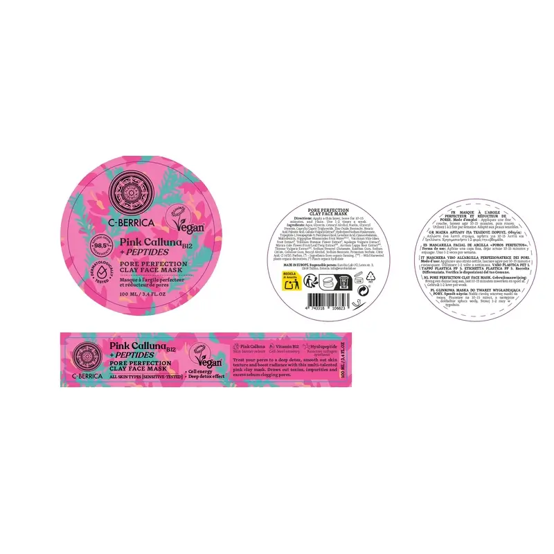 Natura Siberica Perfect Pore Clay Facial Mask , 100 ml - Image 2