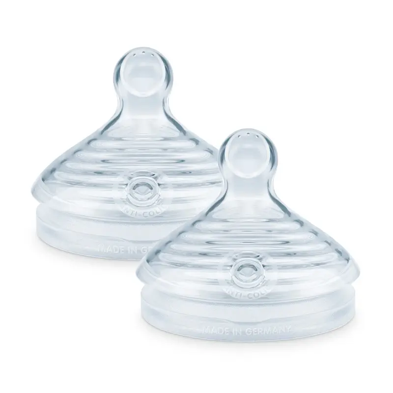 NUK Teat Nature Sense 0-6 S Silicone, 2 units