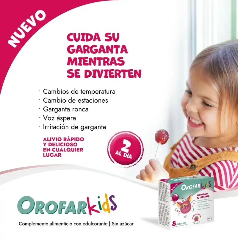 Orofar Kids Sugar Free Raspberry Throat Itch Lollipops , 2x8 lollipops - Image 6