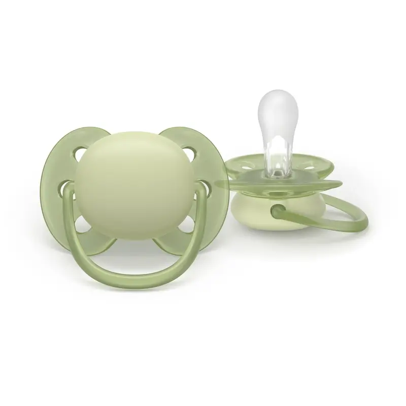 Philips Avent 2 ultra soft soothers 0-6m baby boy - Image 2