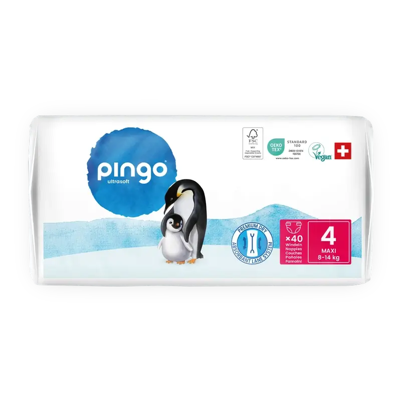 Pingo Ecological Nappies Size 4 (8-14 Kg), 40 units - Image 4