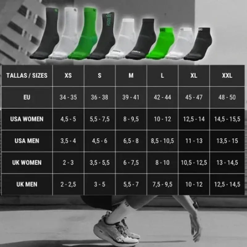 Podoks Tired Legs Socks H6 Black - Image 6