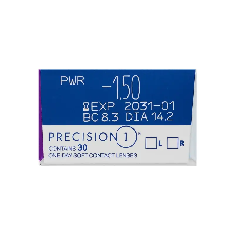 Precision1 Spherical Daily Lenses , 30 units - +2.50, 8.3, 14.2 - Image 5