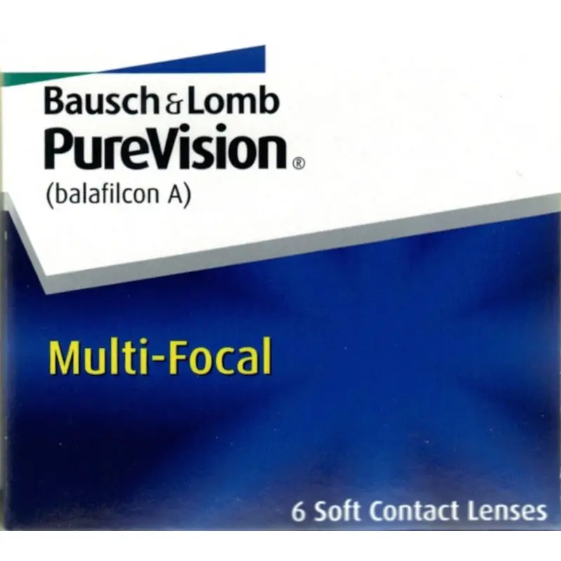 Purevision Multifocal Monthly Lenses , 6 units - -3.00, 8.6, Low, 14.0