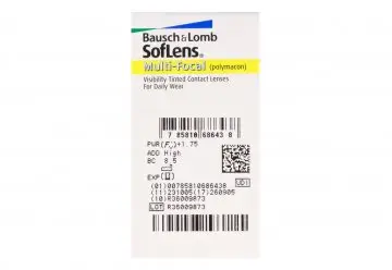Soflens Monthly Multifocal Lenses , 6 units - +2.50, 8.8, High, 14.50 - Image 2