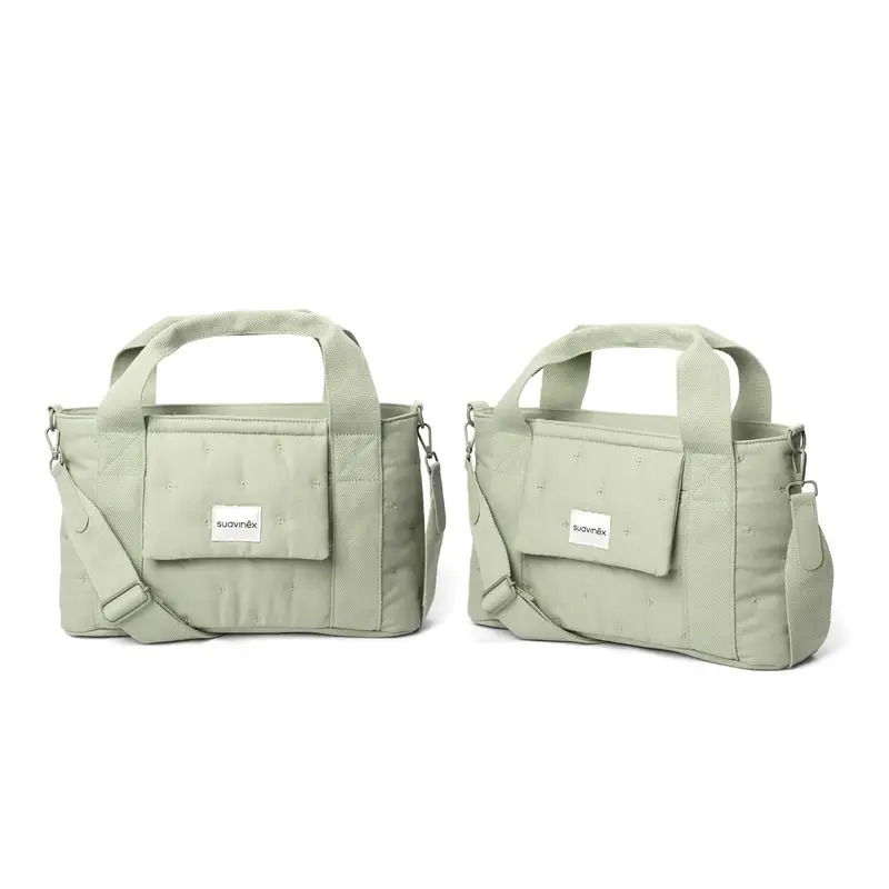 Suavinex Rectangular Poetry Green Rectangular Bread Basket Baby Carrier - Image 6