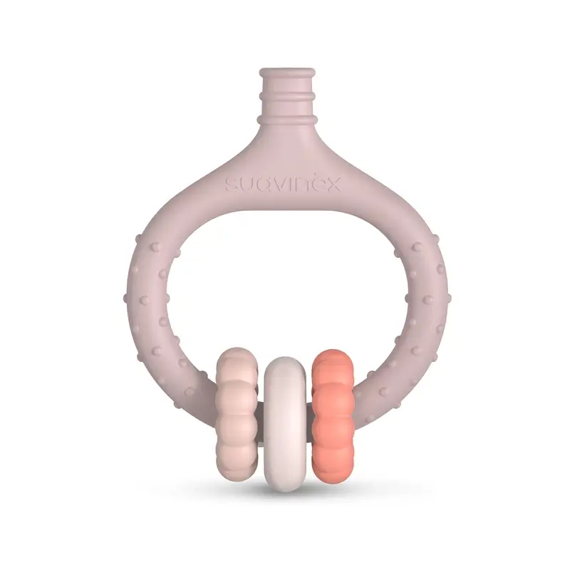 Suavinex Baby Gum Massager +0 Months, Pink