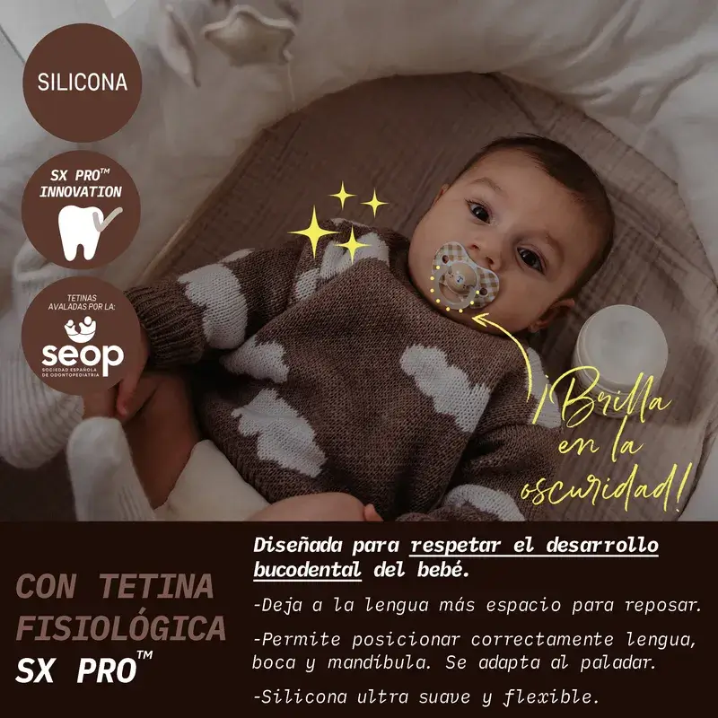Suavinex Night & Day soothers Night & Day Teat Sx Pro 0/6 Months Pink, 2 units - Image 2
