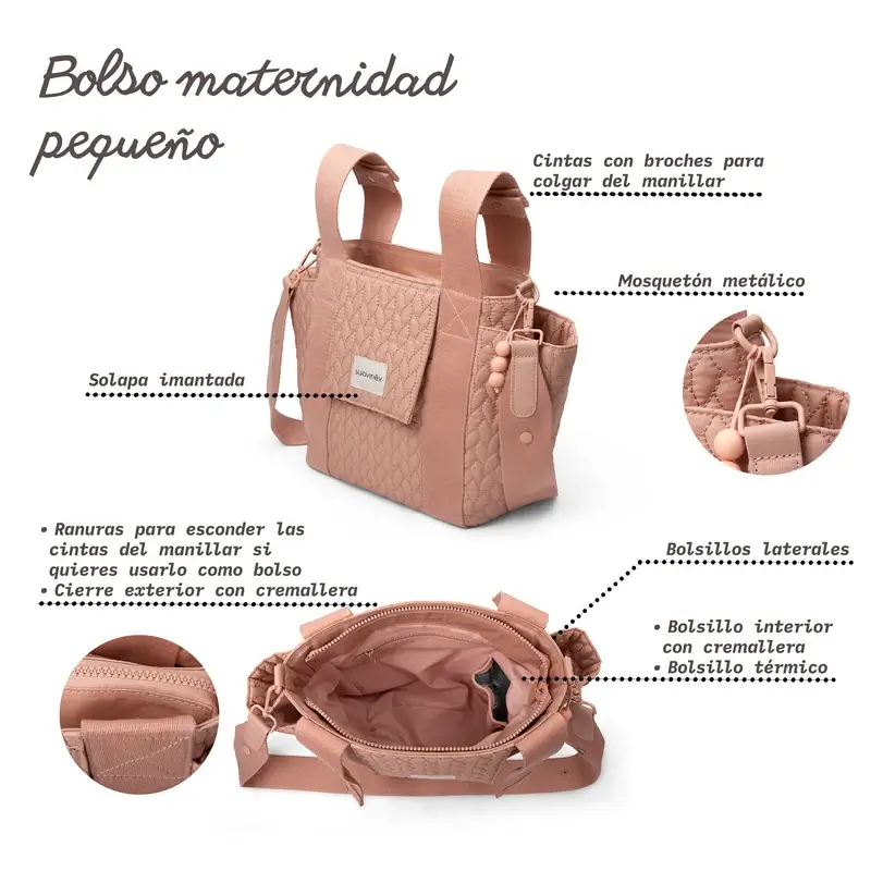 Suavinex Organiser Bag, Grey - Image 7