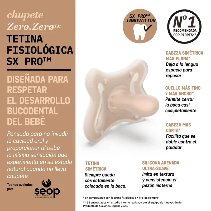Suavinex Pacifier Zero Zero, -2/2 Months, Deep - Image 6