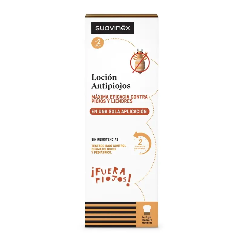 Suavinex Pack Anti-lice Lotion 125 Ml + Lice Netting, +2 Years old - Image 2