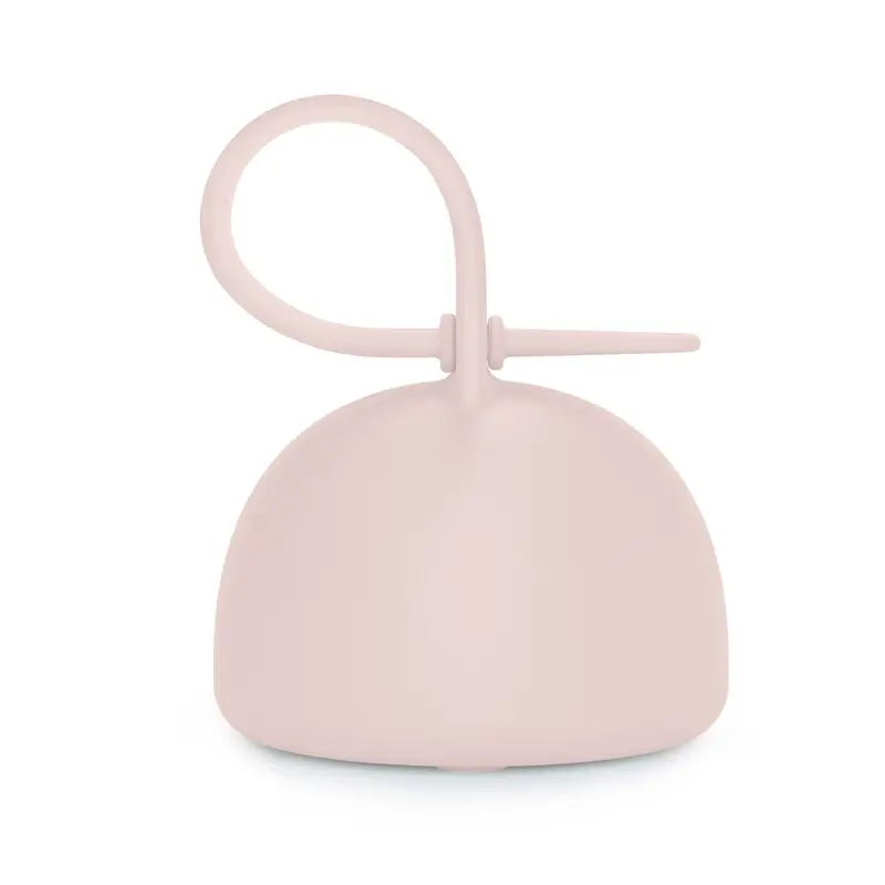 Suavinex Silicone Pacifier Holder With Handle, +0 Months, Rosewater