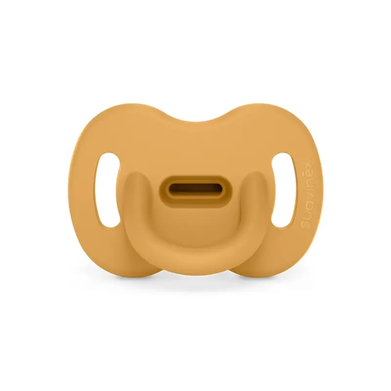 Suavinex Pacifier All Silicone Physiological Sx Pro, 6/18 Months, Honey