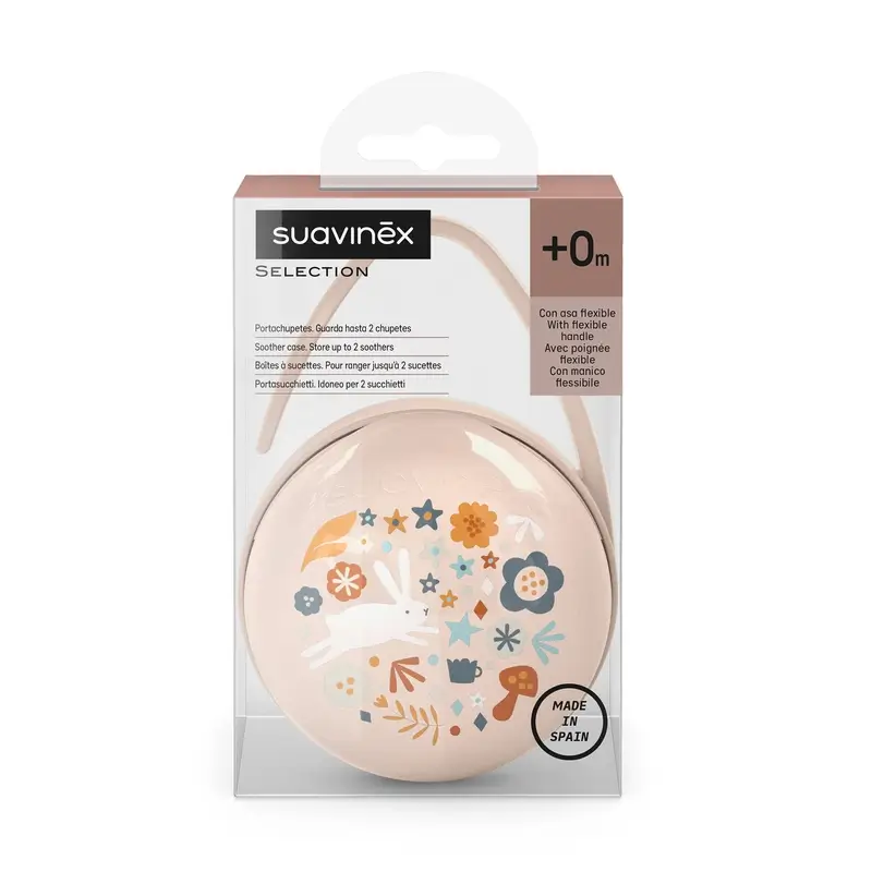 Suavinex Pacifier Holder Wonderland, Pink - Image 2