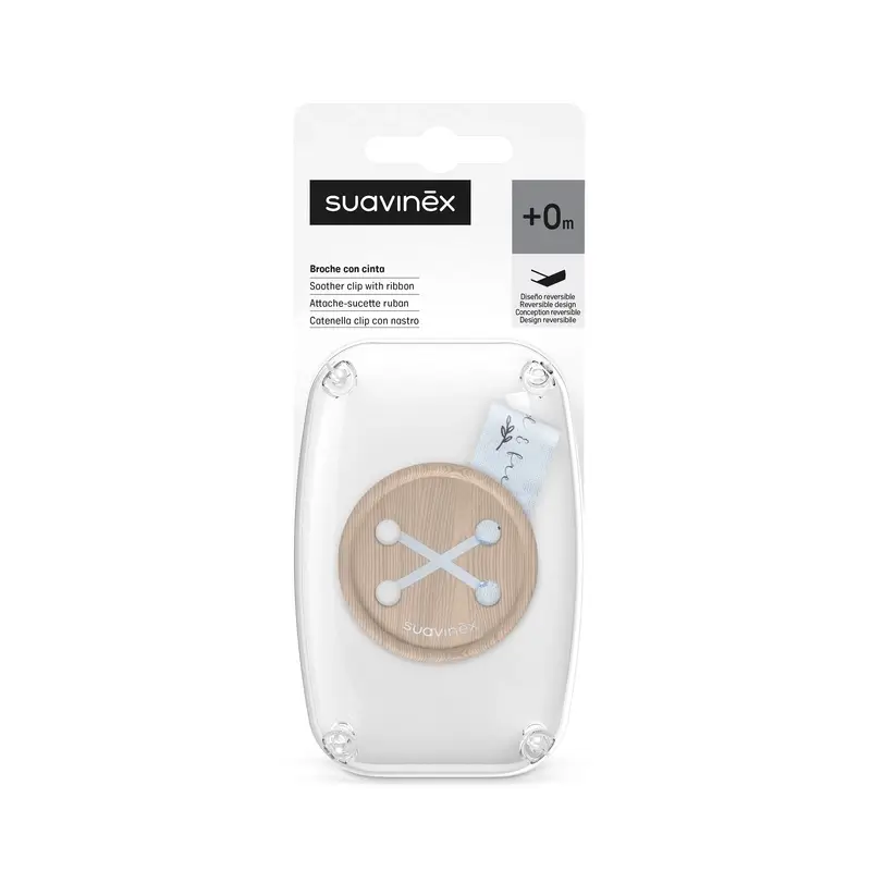 Suavinex Pacifier Tape +0 Months Wild&Free Blue - Image 2