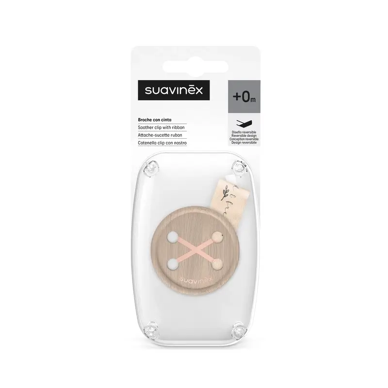 Suavinex Pacifier Tape +0 Months Wild&Free Pink - Image 3