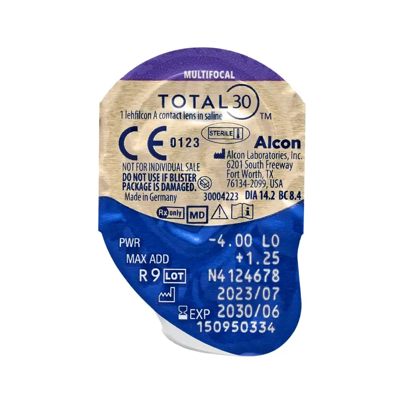 Total30 Multifocal Monthly Lenses, 6 units - -3.25, 8.4, Alta, 14.2 - Image 6