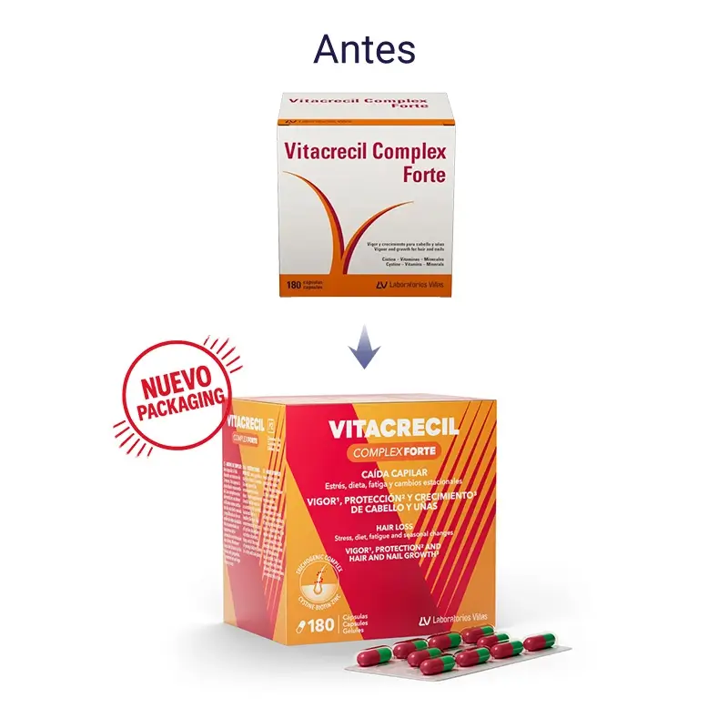 Vitacrecil Complex Forte, Pack 2 x 180 capsules - Image 2